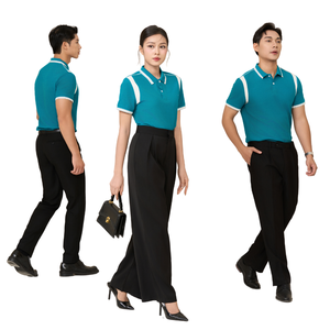 T-shirt polo d'entreprise 210g Coton Poly Résistant aux rides Patch élégant pour les aisselles Uniformes personnalisés et approvisionnement simplifié - Product Image 1