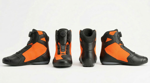 Bottes de moto personnalisées avec logo, pour la sécurité en extérieur, imperméables, respirantes, en cuir, antidérapantes, pour la course et le tourisme - Product Image 4
