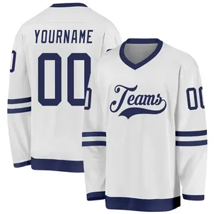 Jersey Profesional de Hockey sobre Hielo, Impresión por Sublimación Personalizada, Tela de Malla Transpirable, Uniforme de Equipo, Ropa Deportiva - Product Image 1