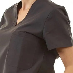 Uniformes Médicos Unisex, Conjuntos de Uniformes para Enfermeras, Bata de Laboratorio Médica Tejida, Impermeable, para Uso Hospitalario, Spandex/Poliéster - Product Image 3