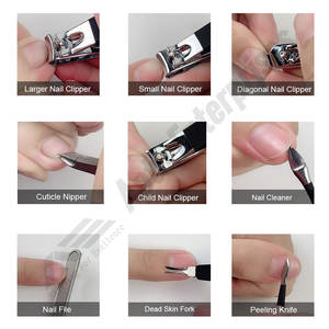 Cortaúñas de acero inoxidable, juego de manicura rosa para viajes, Kit profesional para mujeres de aseo, herramientas de cuidado de pedicura de 18 piezas - Product Image 5