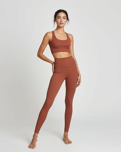 Ropa Deportiva de Yoga, Conjunto Deportivo Personalizado con Logotipo Frontal, Traje de Dos Piezas con Camiseta sin Mangas y Pantalones Cortos 2026 - Product Image 2