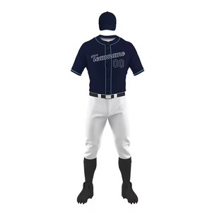Maillots de baseball personnalisés pas chers pour clubs, uniformes d'équipe de baseball en sublimation sur mesure, vêtements de sport en gros pour équipes de baseball - Product Image 1