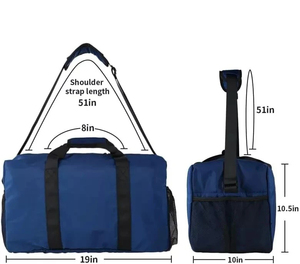Sacs de sport personnalisés, sacs de sport de musculation avec compartiment pour chaussures, poche imperméable pour hommes et femmes, résistants à l'eau et durables - Product Image 4