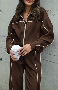 Conjunto Deportivo de Sudadera con Cierre y Pantalones Jogger para Mujer, Proveedor Mayorista - Product Image 4