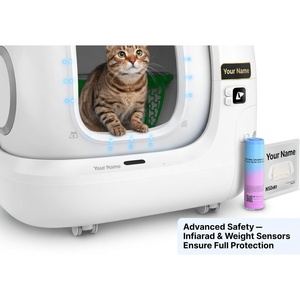 กระบะทรายแมวอัตโนมัติ PuraMax 2 พร้อมระบบทำความสะอาดตัวเอง ควบคุมผ่านแอพ WiFi ผลิตโดยโรงงาน OEM ขายส่ง มีตัวเลือกแบบไร้กลิ่น - Product Image 4