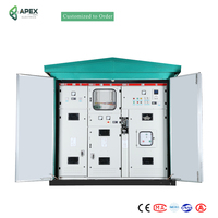 Poste de transformateur compact 33 kV vers 415 V 2000-3150 kVA, type boîtier préfabriqué 50 ℃   Design tropicalisé