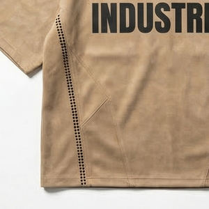 Camisetas Gráficas Transpirables de Alta Calidad con Estampado 3D en Relieve, 100% Algodón, Logotipo Personalizado, Estilo Urbano, Tallas Grandes - Product Image 2