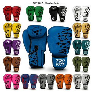 Guantes de Boxeo Profesionales con Soporte Reforzado para Muñeca, Personalizados para Entrenamiento y Sparring, Kickboxing, Artes Marciales, Protección de Manos - Product Image 1