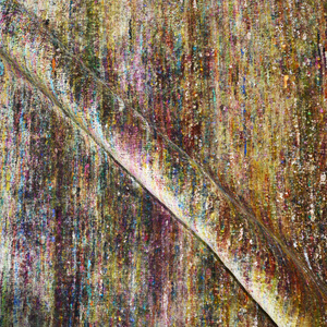 Tapis contemporain noué à la main en laine et soie, multicolore, mélangé, uni, de couleur unie, tapis de sol design - Product Image 6