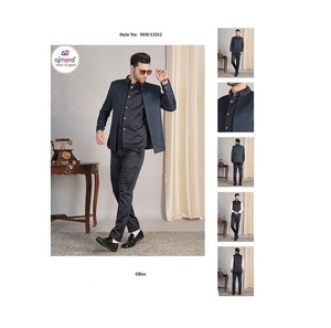 Conjunto de Traje para Hombre Ajmera, Blazer Formal Moderno para Bodas, Fiestas y Oficina, Elegante y Cómodo - Product Image 1