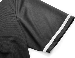 Camiseta de Béisbol Unisex de Manga Corta con Cordón Ajustable, Color Sólido, Transpirable, de Poliéster, Ropa Deportiva para Adultos, Corte Regular, Servicio OEM - Product Image 3