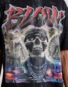 Camiseta de 300 GSM con estampado DTF, estilo urbano, de alta calidad, para la moda de invierno, camisetas para hombre. - Product Image 2