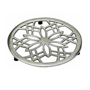 Dessous de plat en métal moulé palmier dessous de plat pour plats chauds casserole théière antidérapante dessous de plat support de plaque comptoir porte-marmite cuisine - Product Image 4