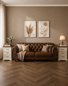 Modern Nightstand with Hidden Lockable Drawer Wireless Charging <b>Bedside</b> Table Secret <b>Storage</b> Cabinet for Bedroom LED Smart Homes - Product Image 5