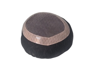 Human Hair Mono Base Toupee Bonnet <b>Wig</b> for <b>Men</b> with Bangladesh Hair Patches and Taz Hair - Product Image 4