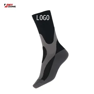 custom crew socks high quality graduated compression 20-30mmHg for sports