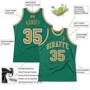 Maillot de basket-ball personnalisé sublimé, col en V, sans manches, en maille, nom de l'équipe, numéro du joueur, impression, uniforme sportif - Product Image 4