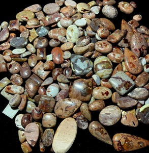 Opale mexicaine Cantera, qualité A, cabochon, pierre précieuse non montée pour la création de bijoux - Product Image 5