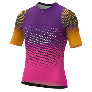 Men's Performance <b>Cycling</b> Jersey Spandex Polyester 220g Automated Cutting Seamless Short Sleeve Breathable Lightweight - Product Image 5