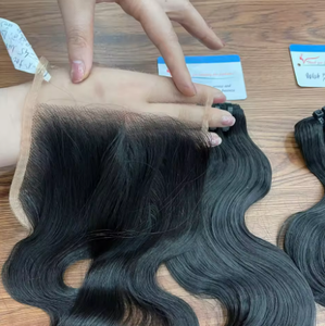 Cabello Vietnamita Virgen Crudo de Primera Calidad, Frontal de Encaje 13x6, 100% Sin Procesar, de un Solo Donante, SDD de Alta Calidad - Product Image 1