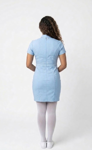 Jupes de travail pour infirmières, ensembles de jupes professionnelles pour médecins et infirmières d'hôpital, jupes à col montant, personnalisation du haut et de la jupe - Product Image 2