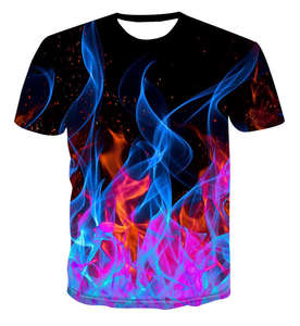 T-shirt en coton 100% pour homme, manches courtes, col rond, coupe classique, couleur unie, respirant, séchage rapide, tricoté, personnalisable à l'avant - Product Image 3
