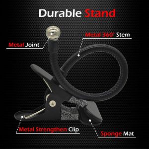 Specchio di Sicurezza Convesso 17x5 cm con Clip per Monitor Retrovisore da Scrivania, Sicurezza Personale Ovunque per Cubicoli - Product Image 5