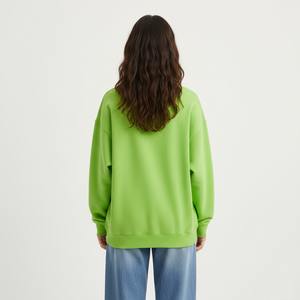 Sudadera Personalizada de Cuello Alto para Mujer, Estilo Casual, Otoño-Invierno, Holgada, Transpirable, 100% Algodón Felpa, 300g, Manga Larga - Product Image 6