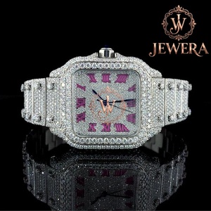 Reloj de Pulsera para Hombre, Diseño Hip Hop, Movimiento Mecánico de Lujo, Cristal de Alta Calidad, Acero Inoxidable, Suministro Directo de Fábrica, Promoción de Marca - Product Image 1