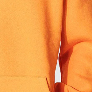Hooded Tracksuit Set Full Length Solid Color Casual Sweatshirt and Joggers with Side Pockets Breathable Cotton Autumn Wear - Product Image 3