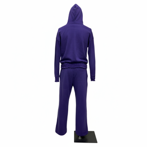 Survêtements de jogging surdimensionnés pour hommes, personnalisés avec des logos brodés en appliqué, écologiques, en molleton 100% coton 400 g/m² - Product Image 4