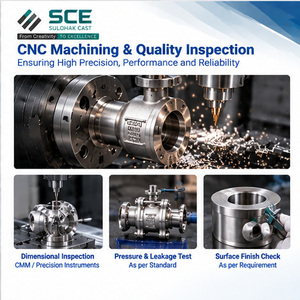 บอลวาล์ว ASTM A743 CF8M SS316 ผลิตด้วยวิธี Lost Wax Investment Casting และ CNC Machining พร้อมหน้าแปลนเกลียวเหล็ก สำหรับงานสุขภัณฑ์ รับผลิตแบบ OEM/ODM - Product Image 5