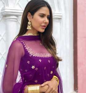 Robes Anarkali Punjabi en gros, vêtements indiens et pakistanais, robe longue évasée, taille personnalisée, tenue de mariage festive - Product Image 5