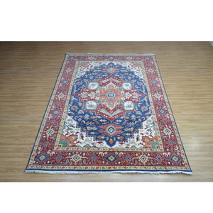 Alfombra de oración Serapi de lana anudada a mano moderna y grande, cómoda y lujosa, puerta de oficina para el hogar, comedor, cocina, Use-ME_HKS11 - Product Image 1