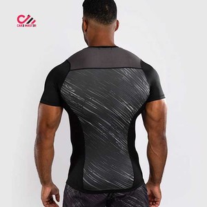 OEM Custom Rash Guard Fully Sublimation <b>Compression</b> <b>Shirt</b> Long Swim <b>Shirts</b> for MMA Rashguard Protection - Product Image 2