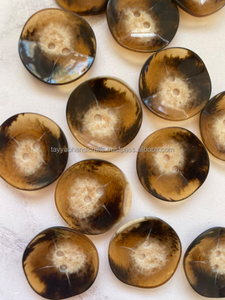 Botones de Cuerno de Alta Calidad, Botones Redondos Personalizados de Alta Calidad, Botones de Cuerno en Blanco - Product Image 2