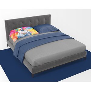 Nueva funda de almohada decorativa ligera súper suave de fácil cuidado Hippie Animal diseño de cacatúa-tamaño estándar - Product Image 3