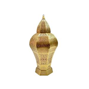 Farol colgante de metal blanco estilo marroquí antiguo en oferta, ideal para bodas, fiestas, decoración del hogar y jardín, al precio más bajo. - Product Image 4