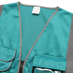 Vente en gros de gilets de sécurité haute visibilité grande taille, classe 1 ANSI, imperméables, avec éclairage LED, pour la sécurité routière, utilisation en extérieur, service OEM, MOQ 10 pièces - Product Image 5