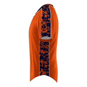 Maillot de baseball unisexe de haute qualité, prix de gros, personnalisable, 100% polyester, antibactérien, col en V, poches courtes - Product Image 3