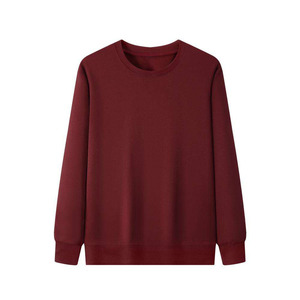 Sudadera unisex de cuello redondo, color sólido, tejida, de corte regular, para uso casual de otoño, a precio económico para hombres. - Product Image 2