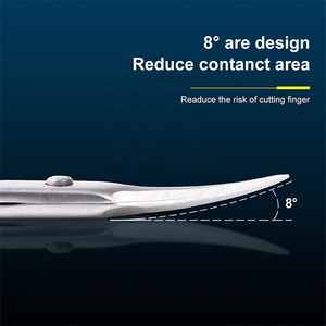 Tijera para cutículas Extra afilada de alta calidad con el borde de corte más fino hecho con acero inoxidable de alta calidad por Life Care Instrument - Product Image 4