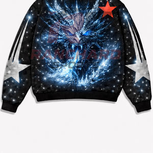 Sudadera con Capucha de Alta Gama con Estampado Artístico, Sudadera Urbana Moderna con Diseño de Impresión Premium - Product Image 3