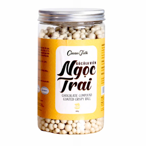 Vente en gros de chocolat composé best-seller, service OEM/ODM, HALAL, décoration de gâteaux, pâtisserie, perles de chocolat argentées croustillantes, cacao - Product Image 1