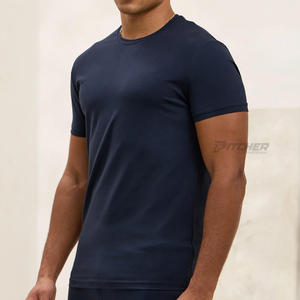 T-shirts surdimensionnés pour hommes, style streetwear personnalisé, 100% coton, tissu tricoté avec impression de logo personnalisé pour les marques de vêtements - Product Image 4