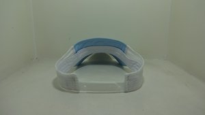 Visera Deportiva Azul Claro Personalizada al por Mayor, Visera de Malla de Alta Calidad con Logotipo Bordado - Product Image 3