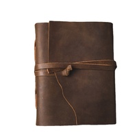 Journal en cuir véritable de haute qualité Journal de voyage en cuir Journal de voyage Journal personnalisé écologique Cadeau OEM & FBA Produit