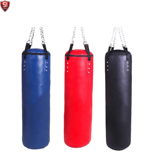 Sac de frappe lourd personnalisable en cuir PU PVC 25KG Léger pour l'entraînement – Créez votre propre design - Product Image 4