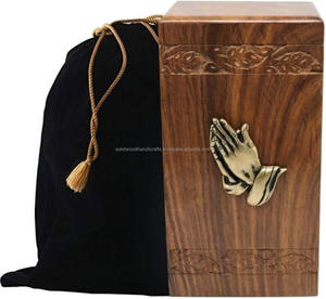 Urna de Madera Hecha a Mano para Cenizas de Adultos, Urnas Funerarias Humanas, Urnas de Entierro de Alta Calidad - Product Image 2